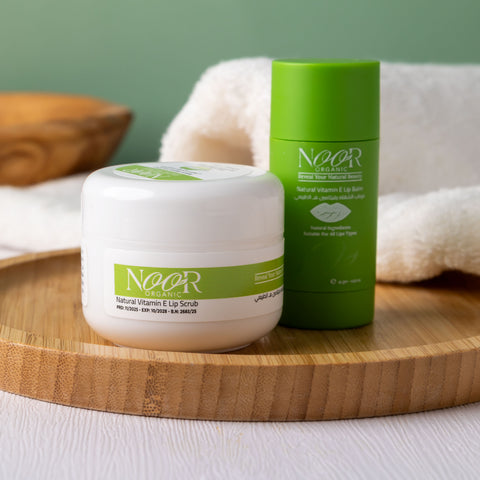 مجموعة عناية الشفاه بفيتامين هـ