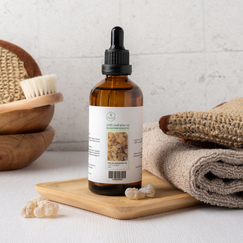زيت مساج الوجه باللبان