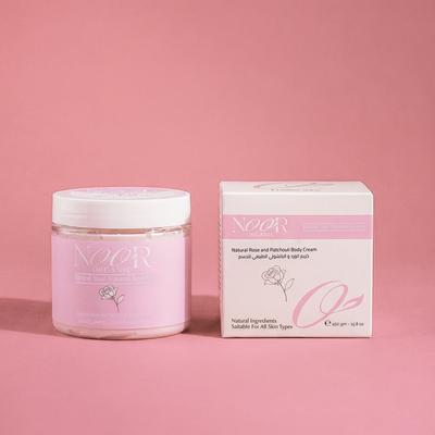 كريم الورد و الباتشولي الطبيعي للجسم