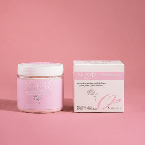 كريم الورد و الباتشولي الطبيعي للجسم