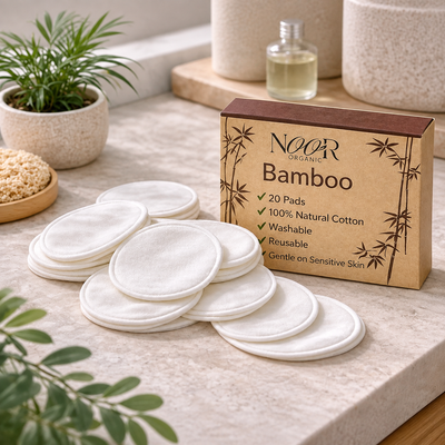 100% natural cotton pads for makeup removal