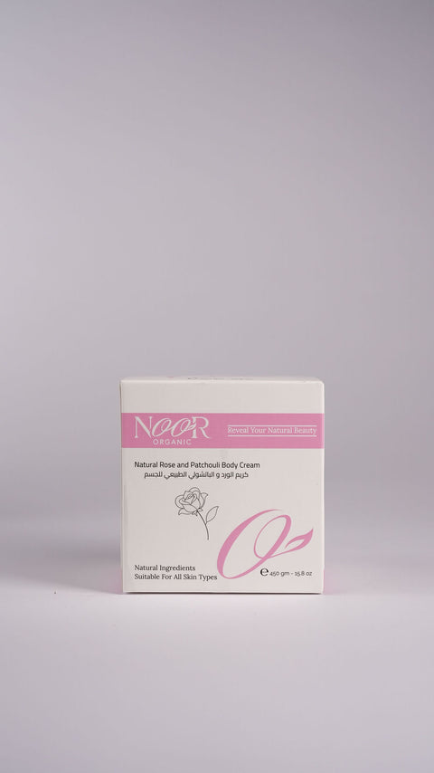 كريم الورد و الباتشولي الطبيعي للجسم