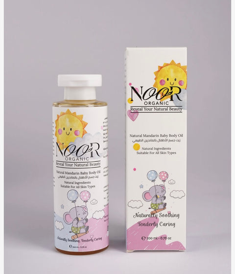 زيت جسم الأطفال بالماندرين الطبيعي
