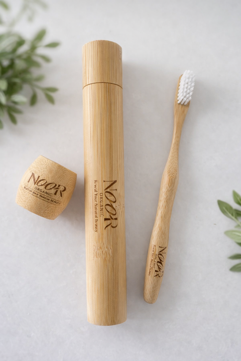 فرشاة أسنان مصنوعة من البامبو