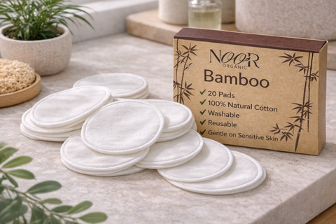 شرائح قطن طبيعي 100٪ لإزالة المكياج